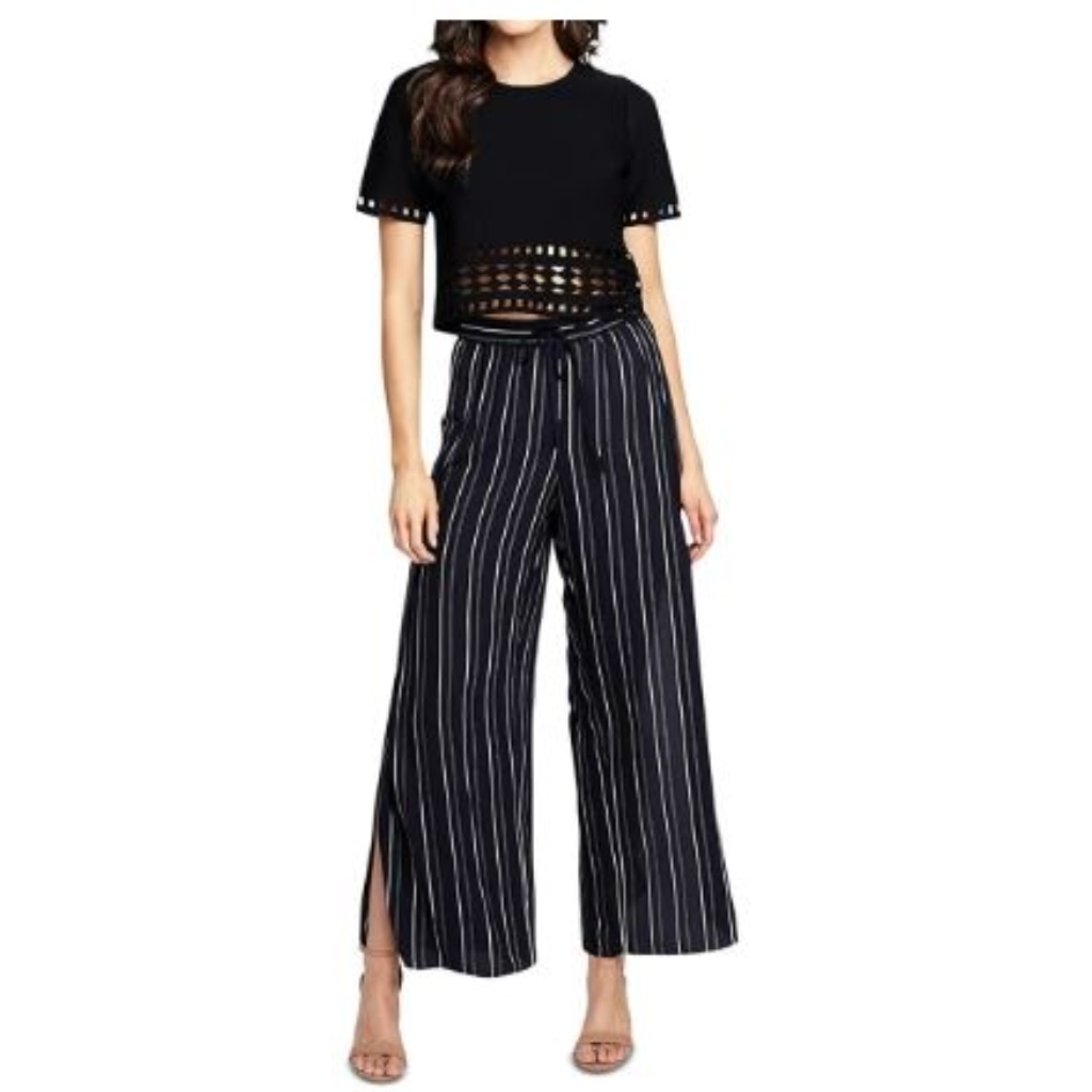 Rachel Rachel Roy Small Navy Side Slit Pants 3z11